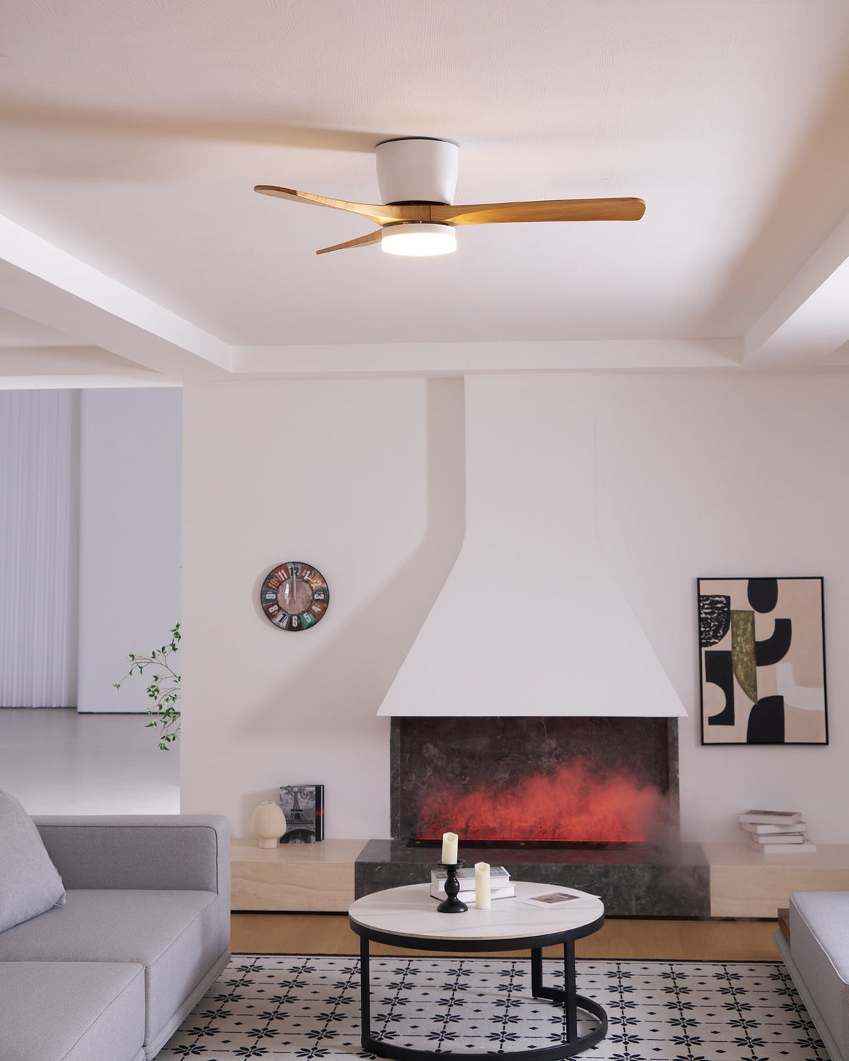 Miroise ventilatore da soffitto con luce