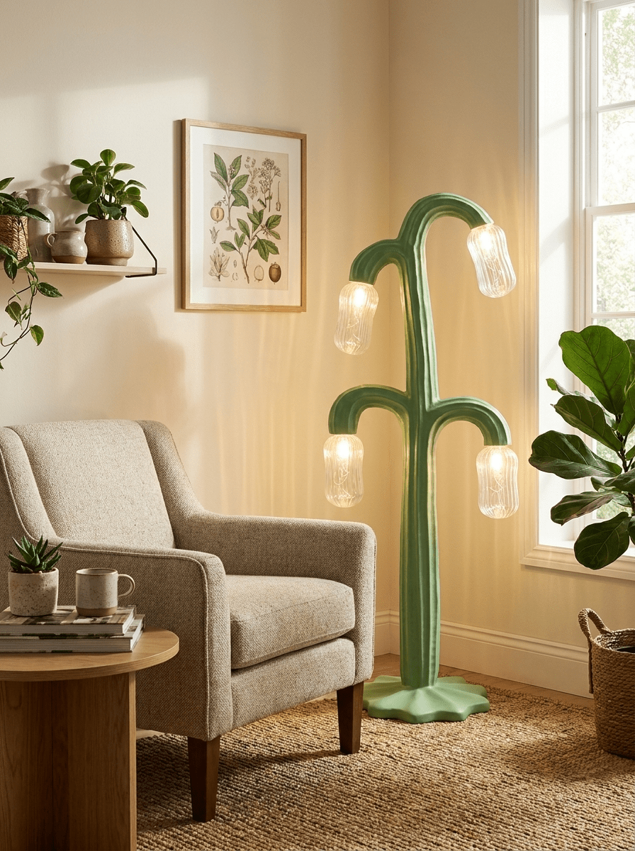 Verdant Bloom lampada da terra