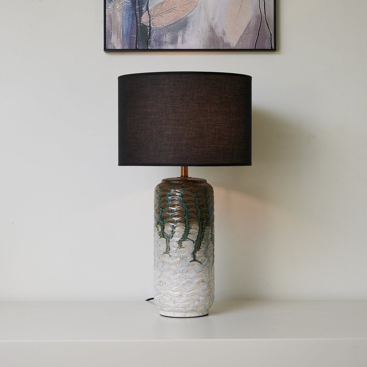 Ainsley lampada da tavolo moderna in ceramica