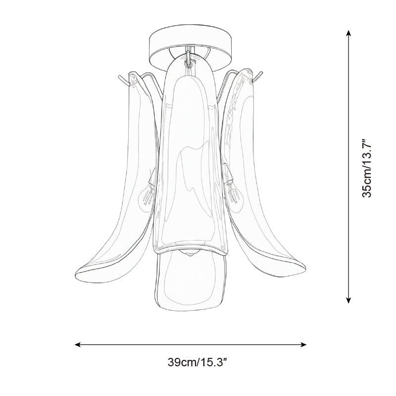Oreleeria lampada da soffitto