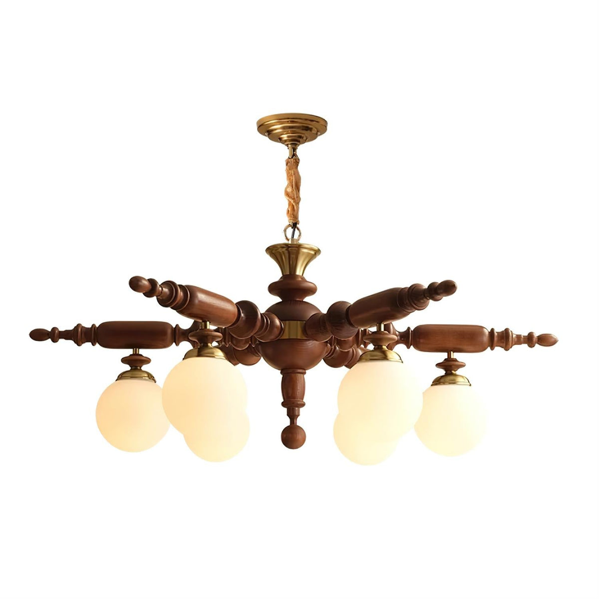 Juvian lampadario in legno