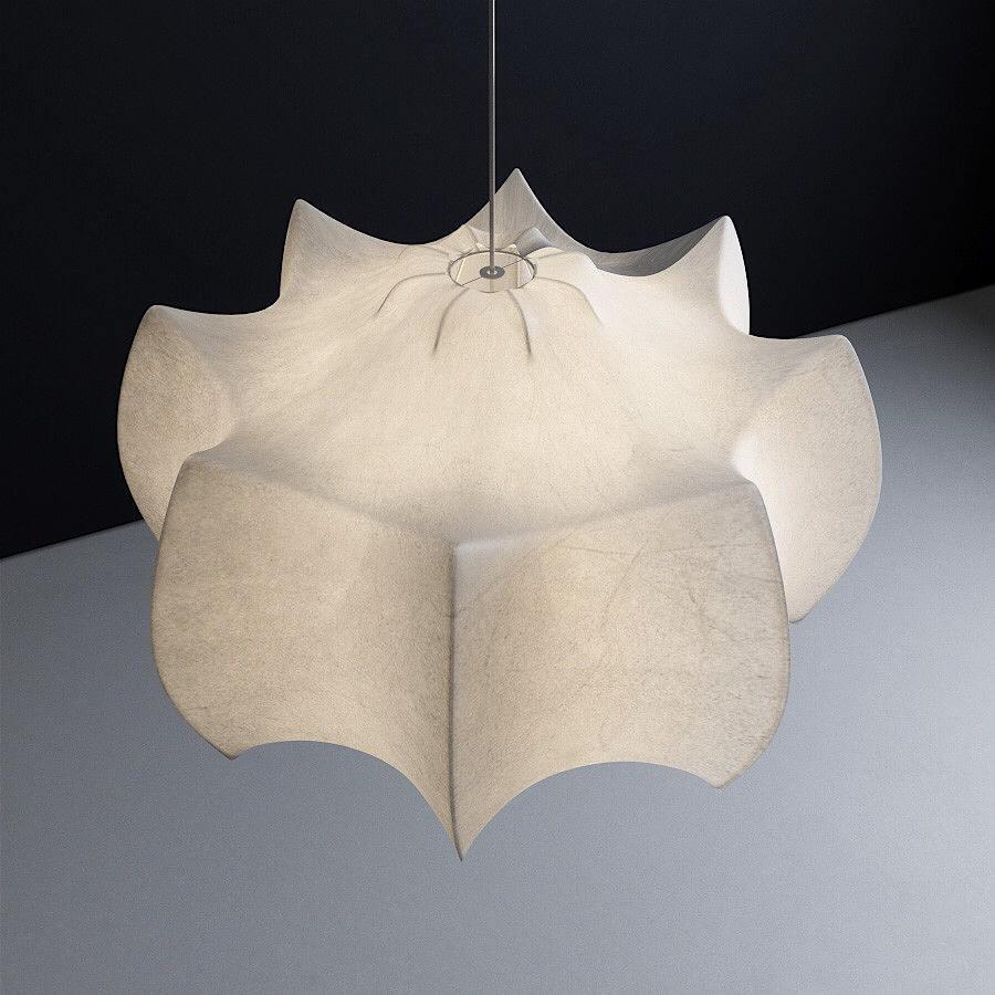 Lotus lampada a sospensione minimalista in Seta