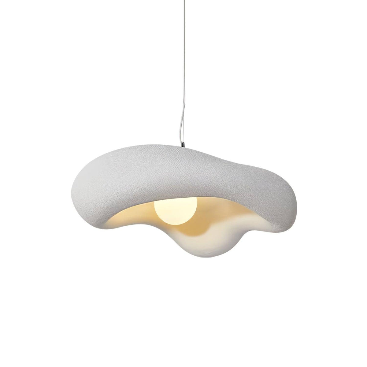 Lampada a sospensione in resina con forma organica per interni moderni Natural