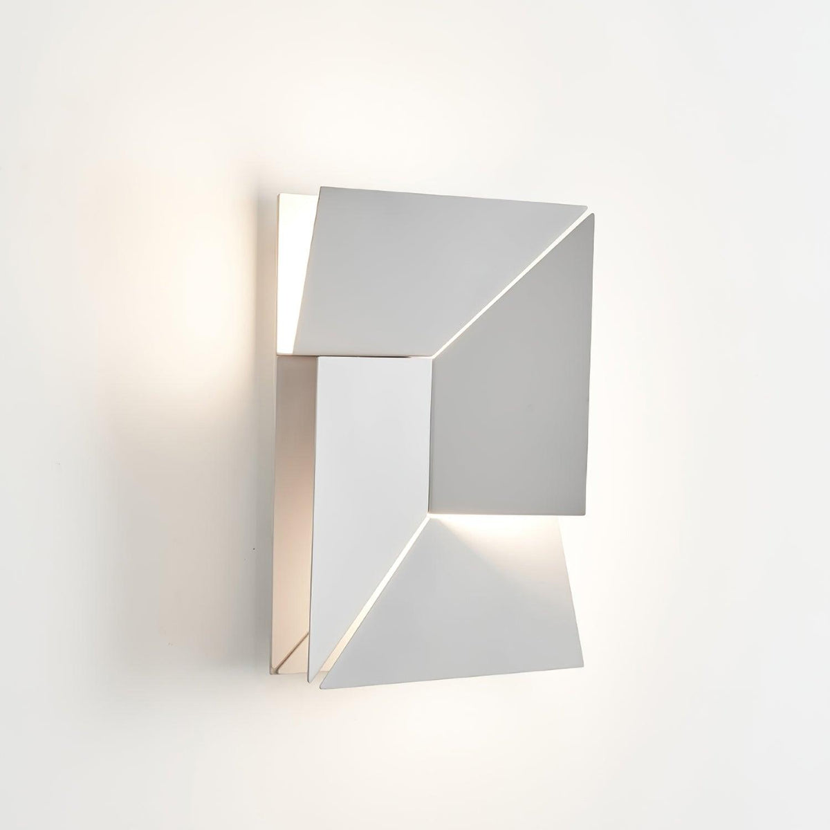 Applique Appliche 3D Pannelli geometrici a strati con luce artistica e regolazione tramite telecomando moderna