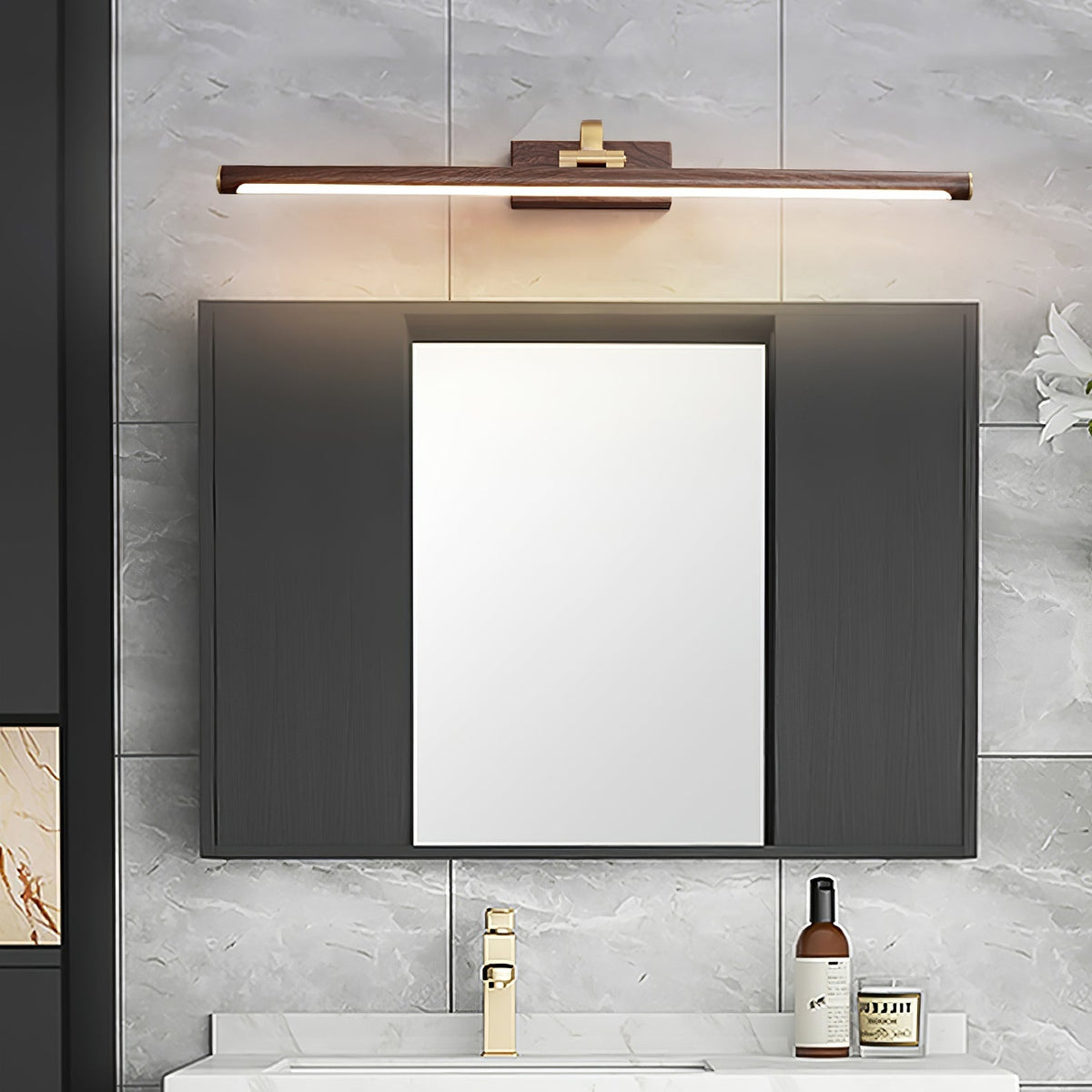 Tevelo ottone lampada da parete minimalista