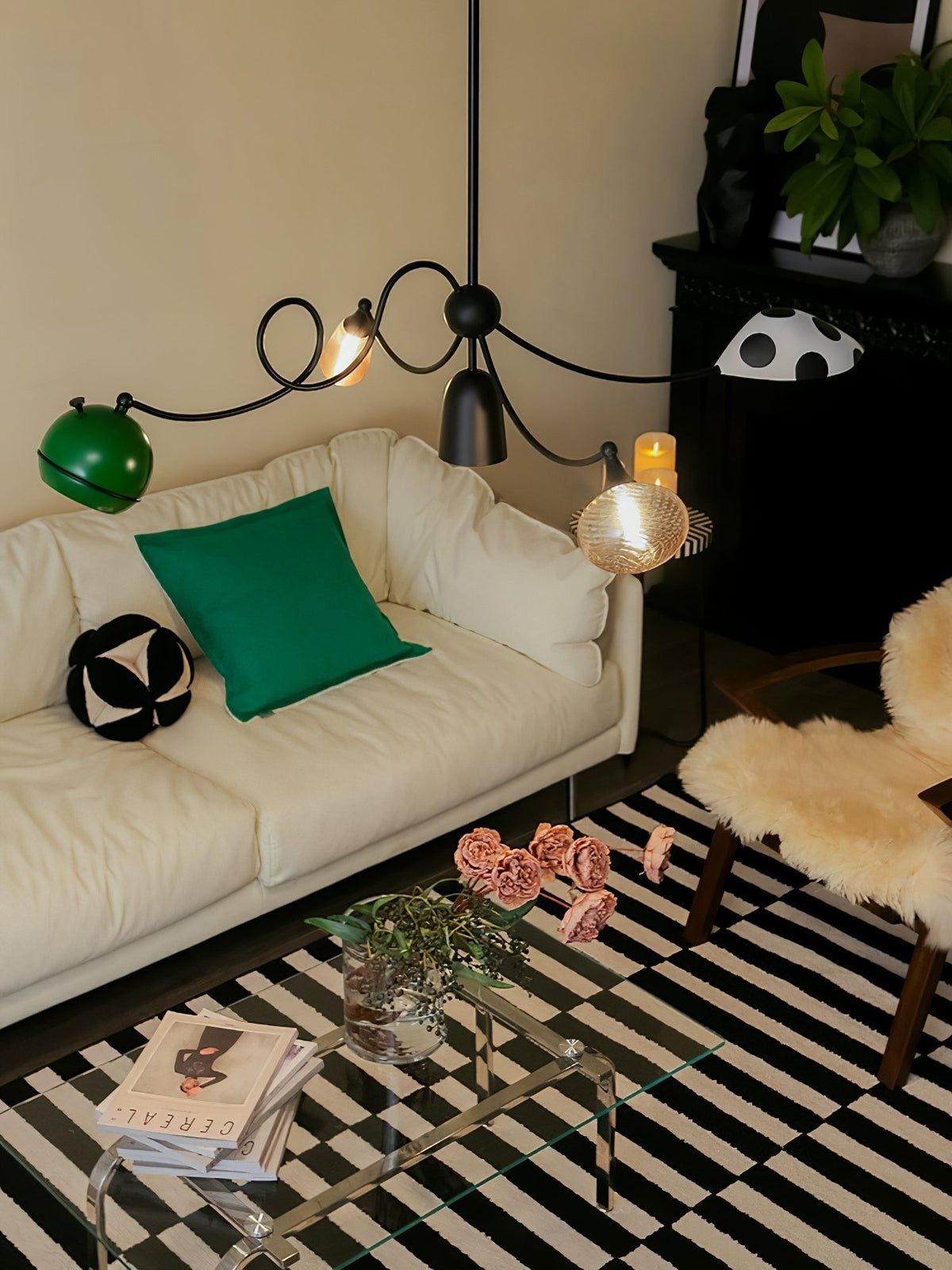 PlayfulGlass lampada a sospensione modulare in vetro