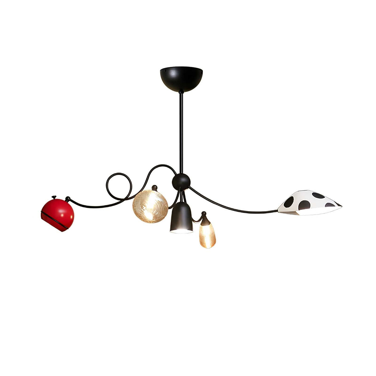 PlayfulGlass lampada a sospensione modulare in vetro