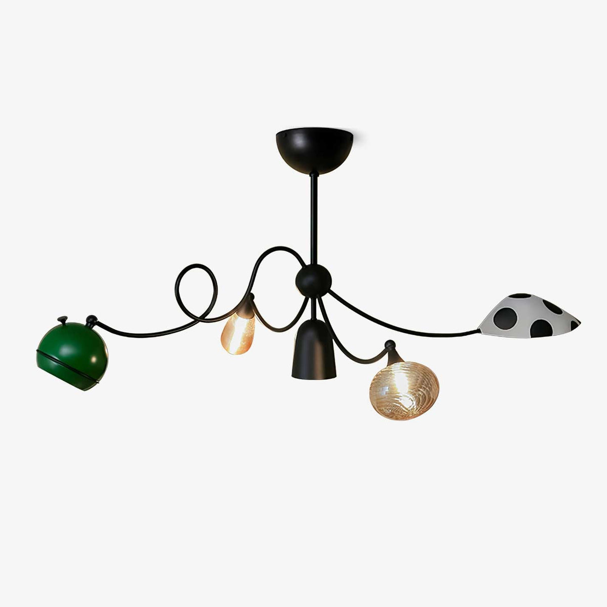 PlayfulGlass lampada a sospensione modulare in vetro