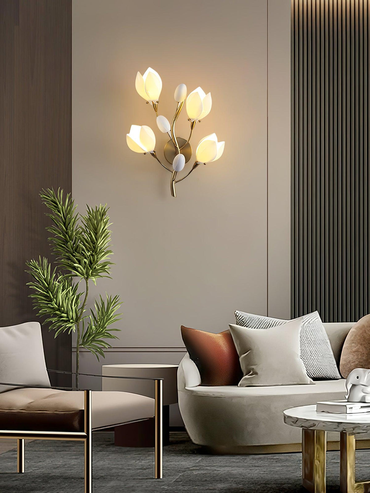 Dirixa Magnolia Elegance lampada da parete in Ceramica