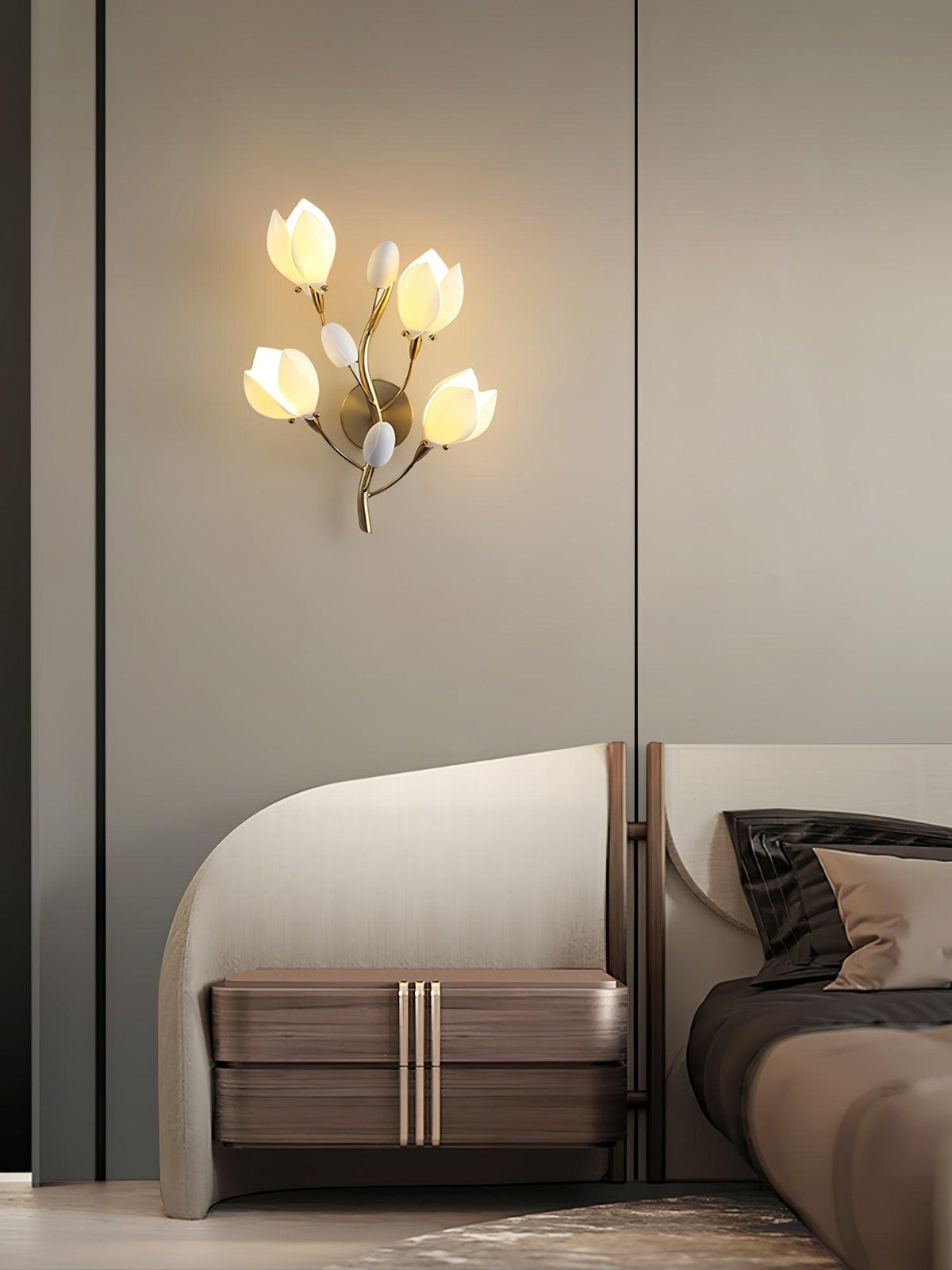 Dirixa Magnolia Elegance lampada da parete in Ceramica