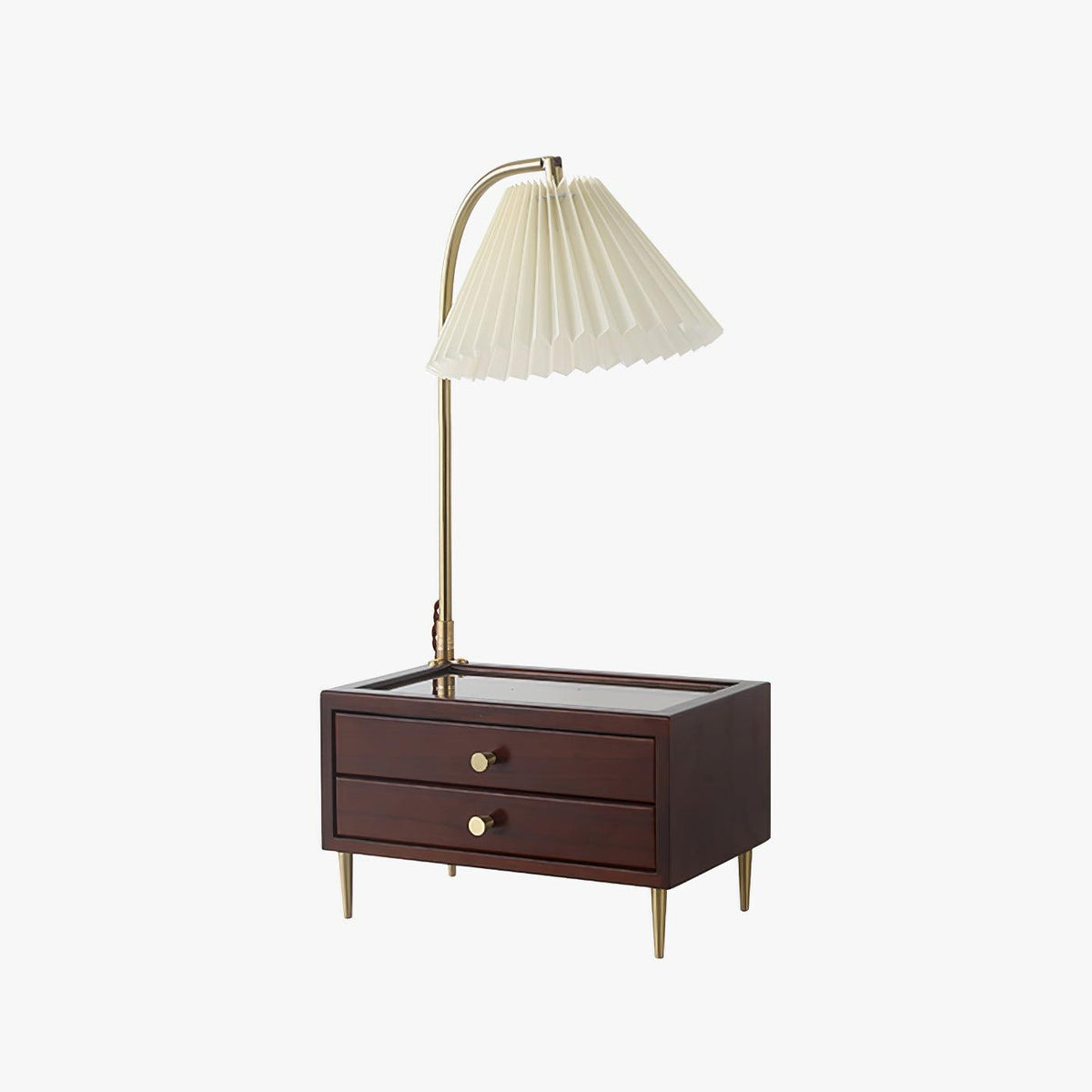 Fold lampada da tavolo in tessuto classico