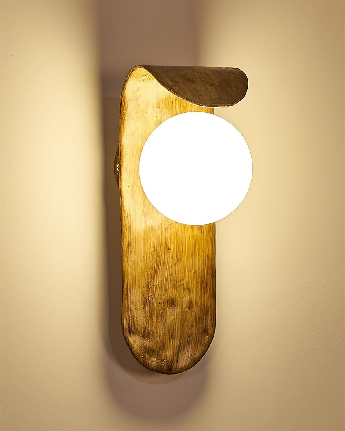 Gavino lampada da parete in legno