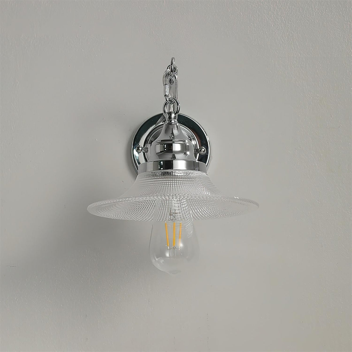 Perivo lampada da parete cromata Lucidata