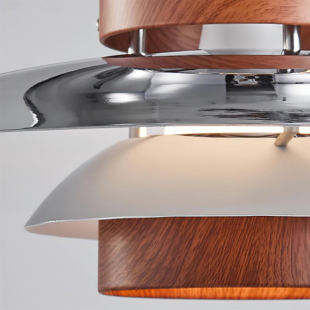 Calelette lampada a sospensione con braccio oscillante