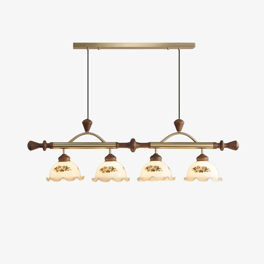 Valcrest lampada a sospensione con motivo floreale multicolore