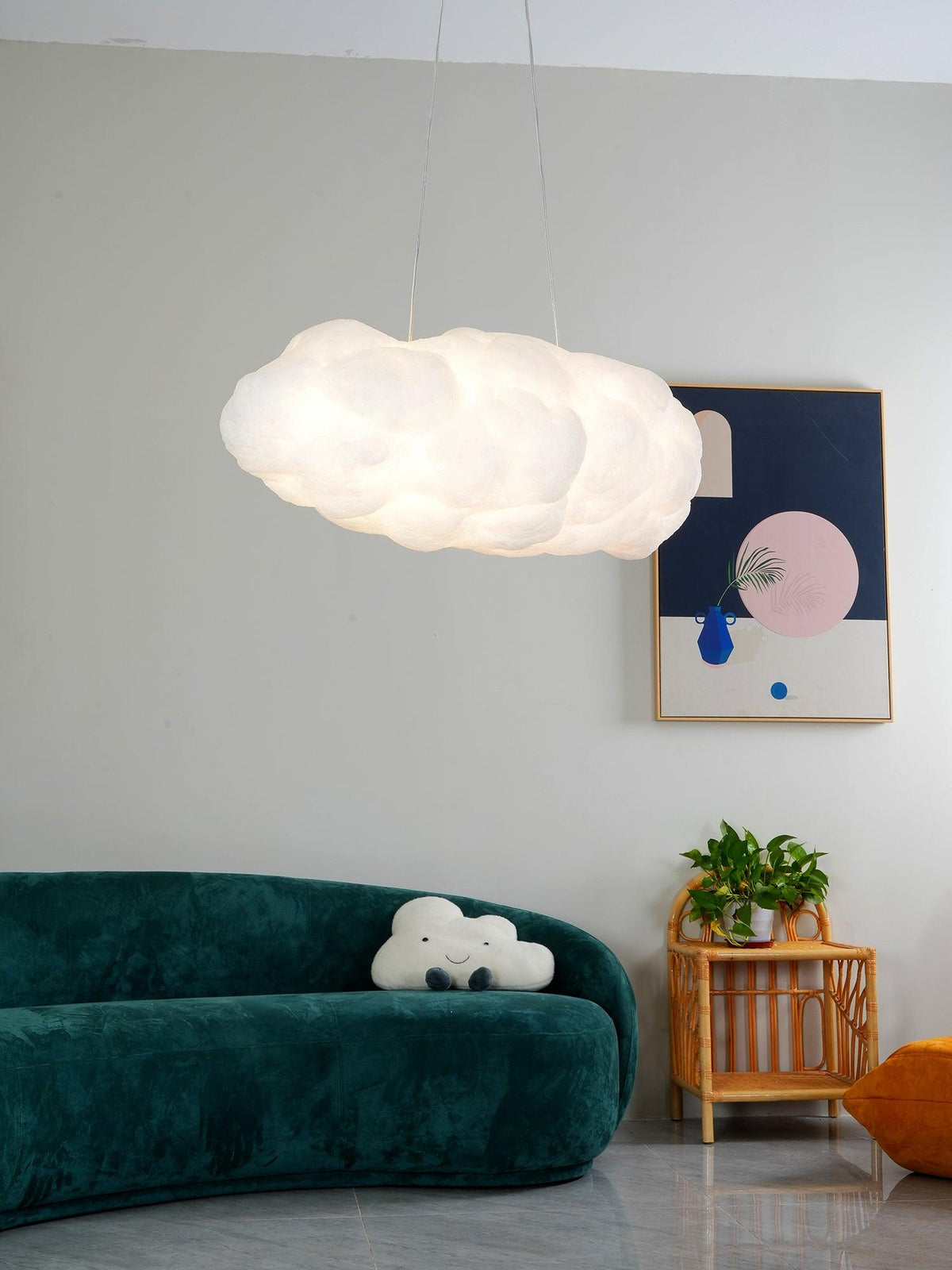 Solisce Fibra Seta Lampada a Sospensione - Relic Pieces