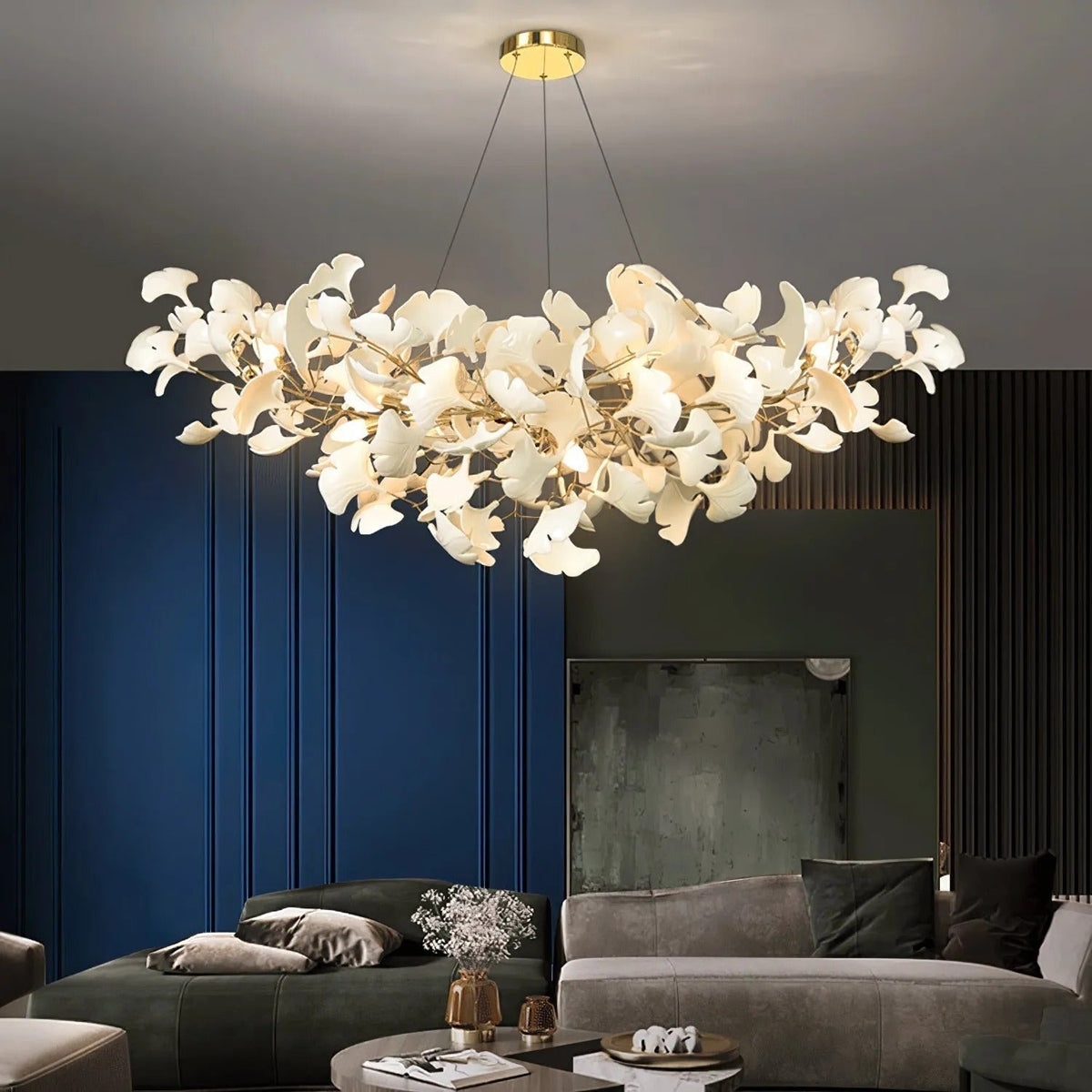 Olivia Lampadario di Lusso in Ceramica con Forma a U - Relic Pieces