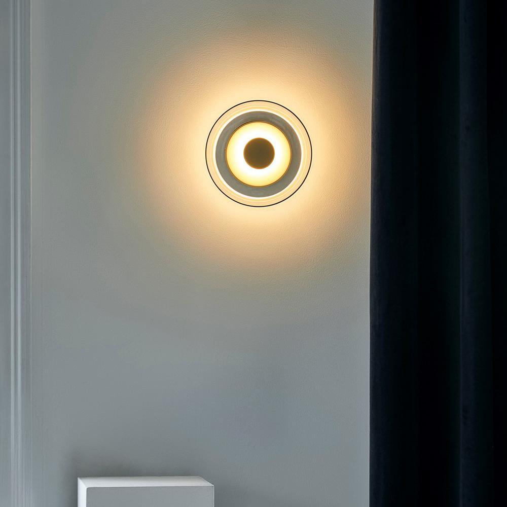 Aether ottone e vetro lampada da parete