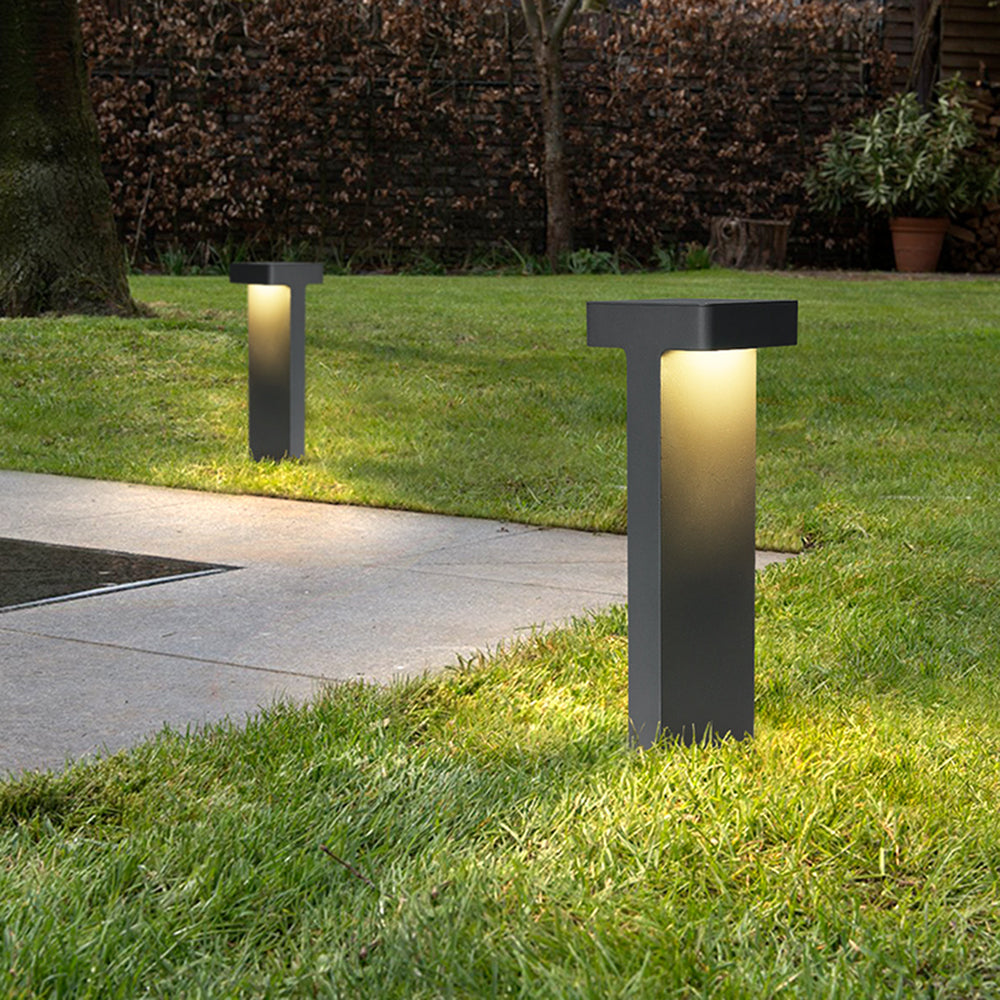 Ray Moderno Metallo Solare Lampade da Esterno Giardino