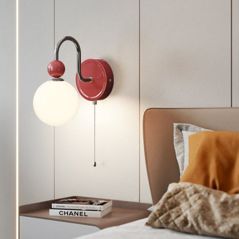 Valentina Moderno LED Metallo Vetro Applique Camera da Letto Corridoio
