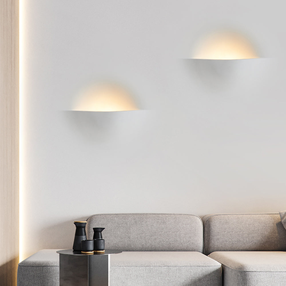Aria Metallo Gesso Moderno LED Applique da Incasso