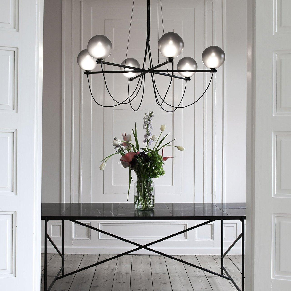 Valentina Moderno Nordichi Vetro Blu Lampadari