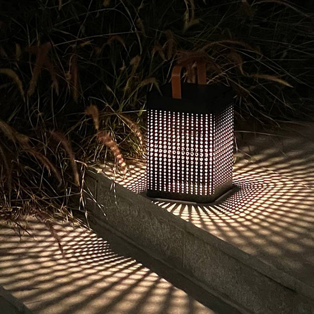 Ray Moderno Cuboide Solare/Ricaricabile Applique da Esterno