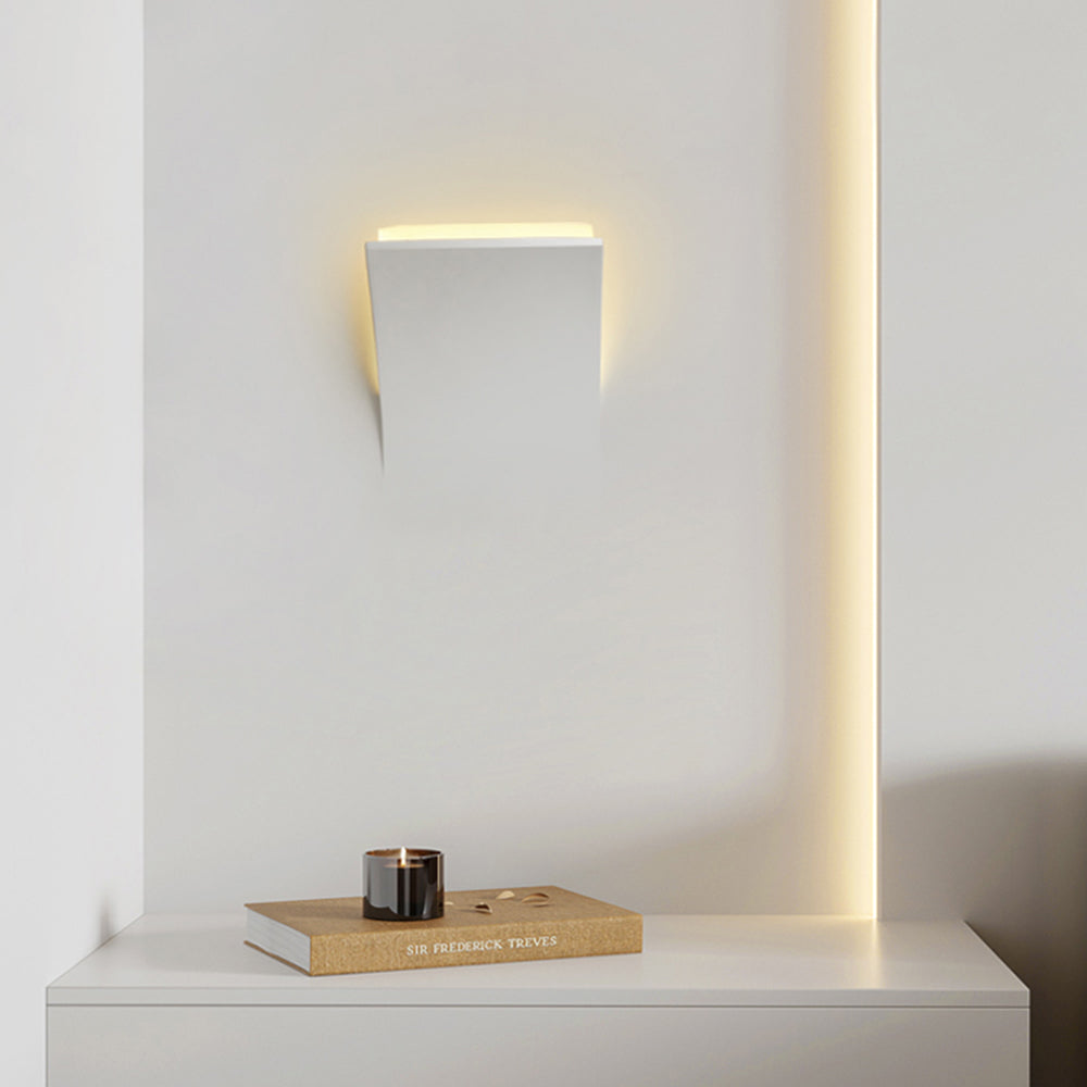 Aria Metallo Gesso Moderno LED Applique da Incasso