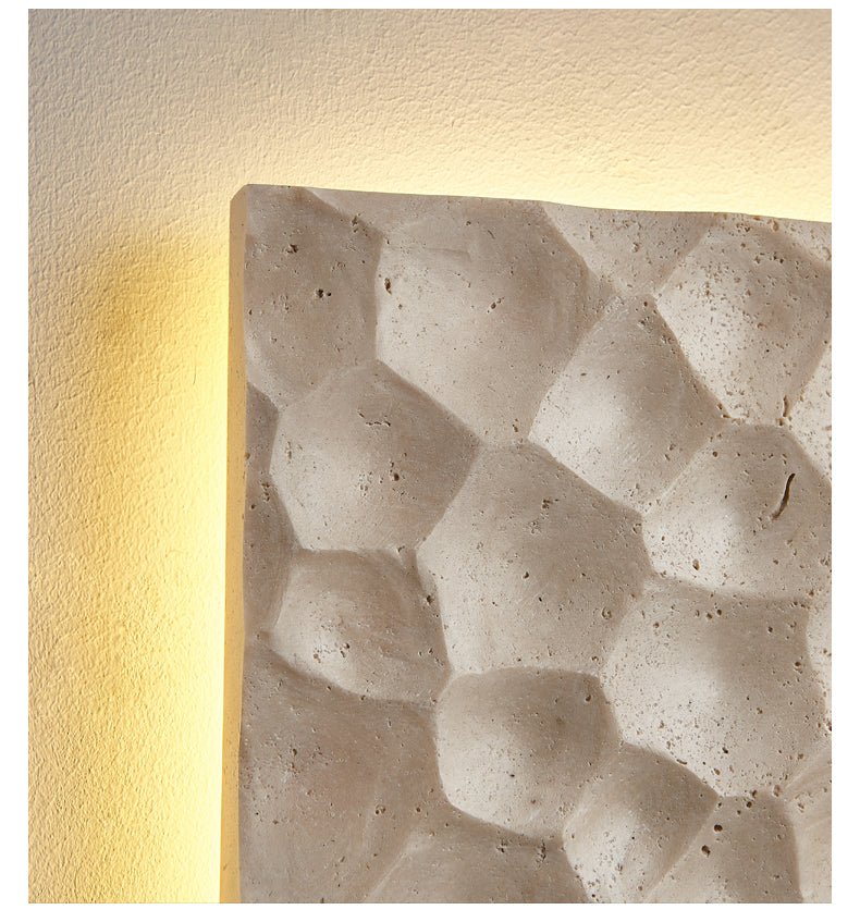Seleaya applique Hexa Hive Stone Sconce