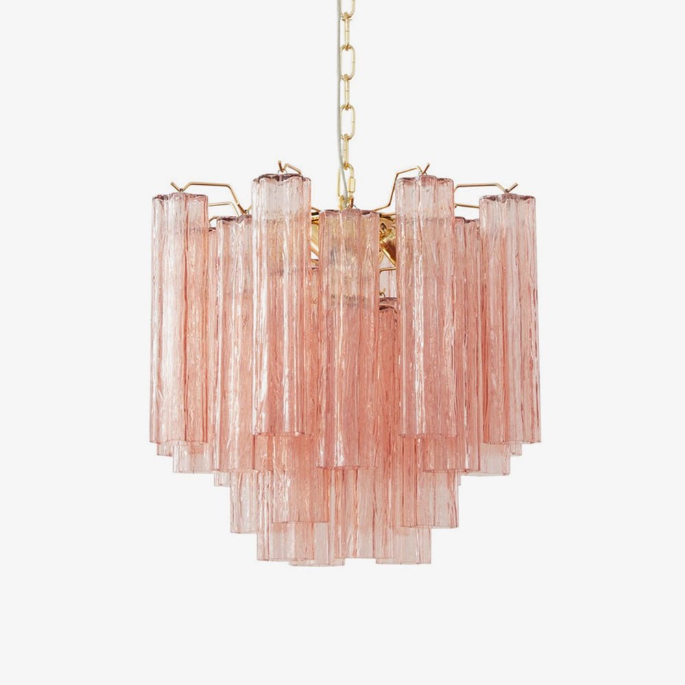 Lioraelle lampadario Tubo in vetro a Strati di lusso