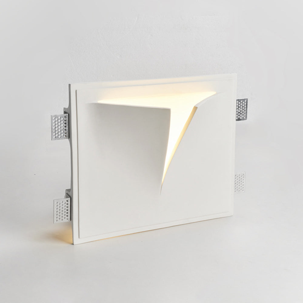 Aria Metallo Gesso Moderno LED Applique da Incasso