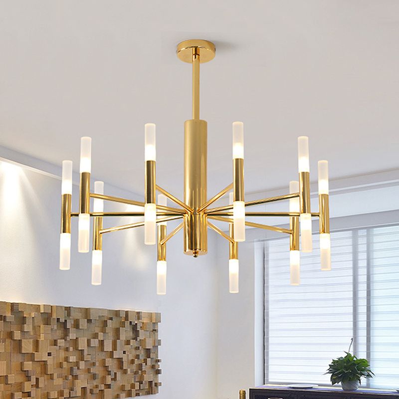 Kristy Lampada a Sospensione LED Moderno Cilindrico Oro - Relic Pieces
