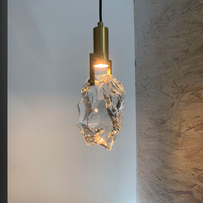 Kristy Moderno Goccia Cristallo Lampade a Sospensione Ottone - Relic Pieces