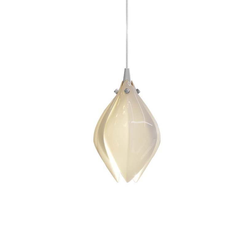 Fioenaya lampada a sospensione in Ceramica bianca con Motivo Florale floreale