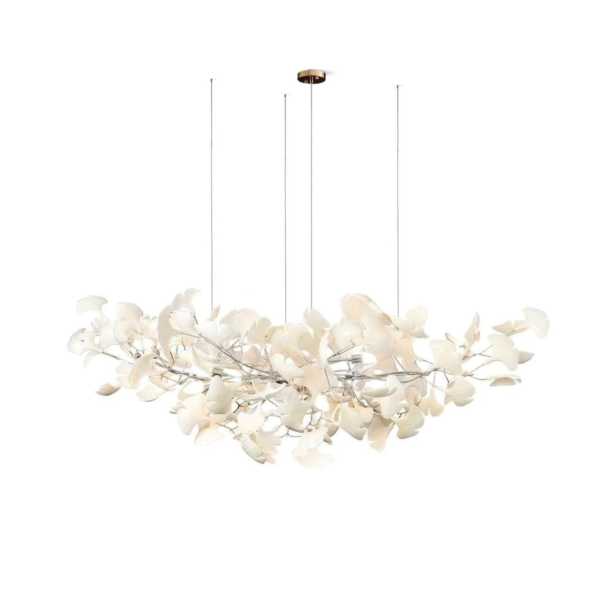 Cereian lampadario in Ceramica a petali di Ginkgo