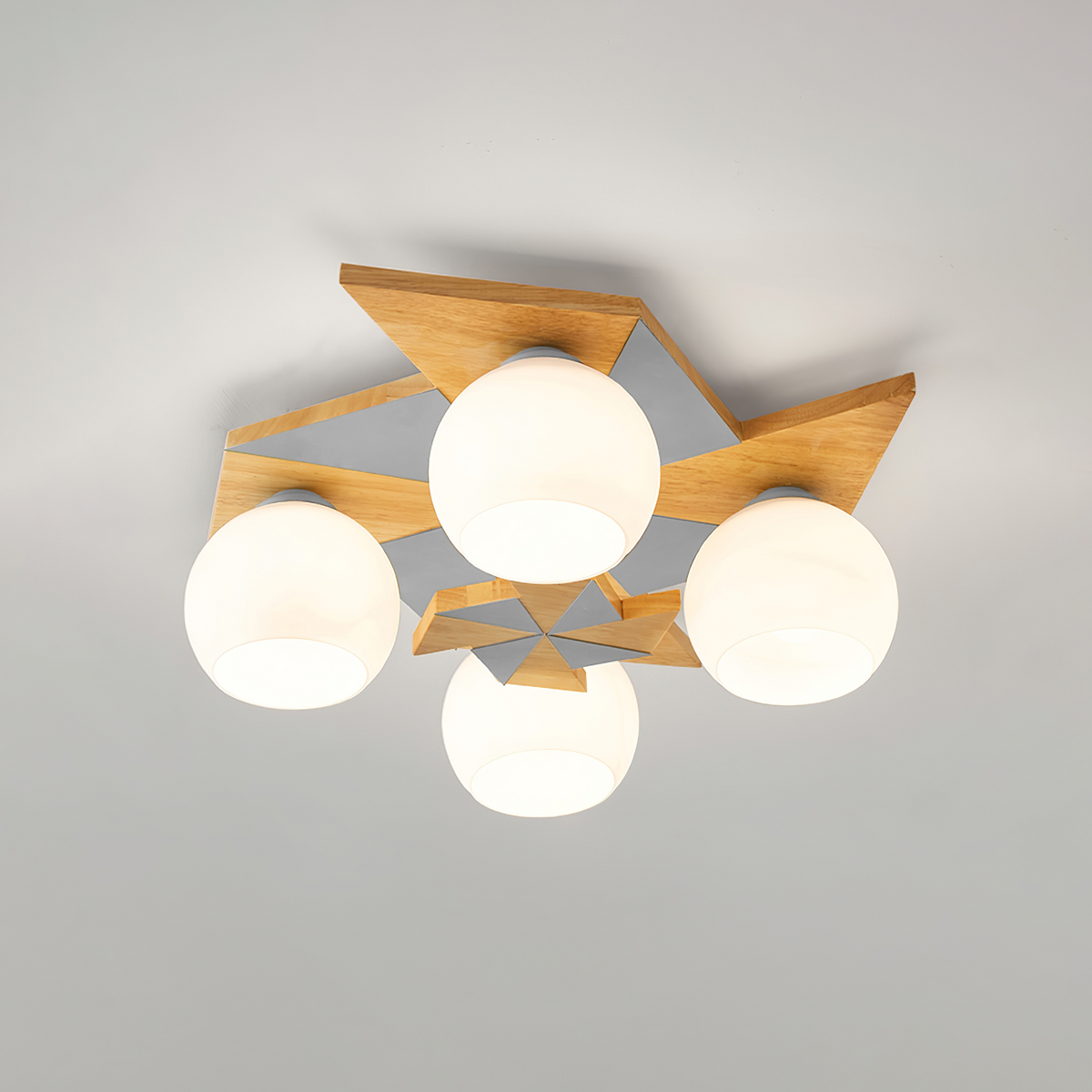 Ewooda lampada da soffitto in legno