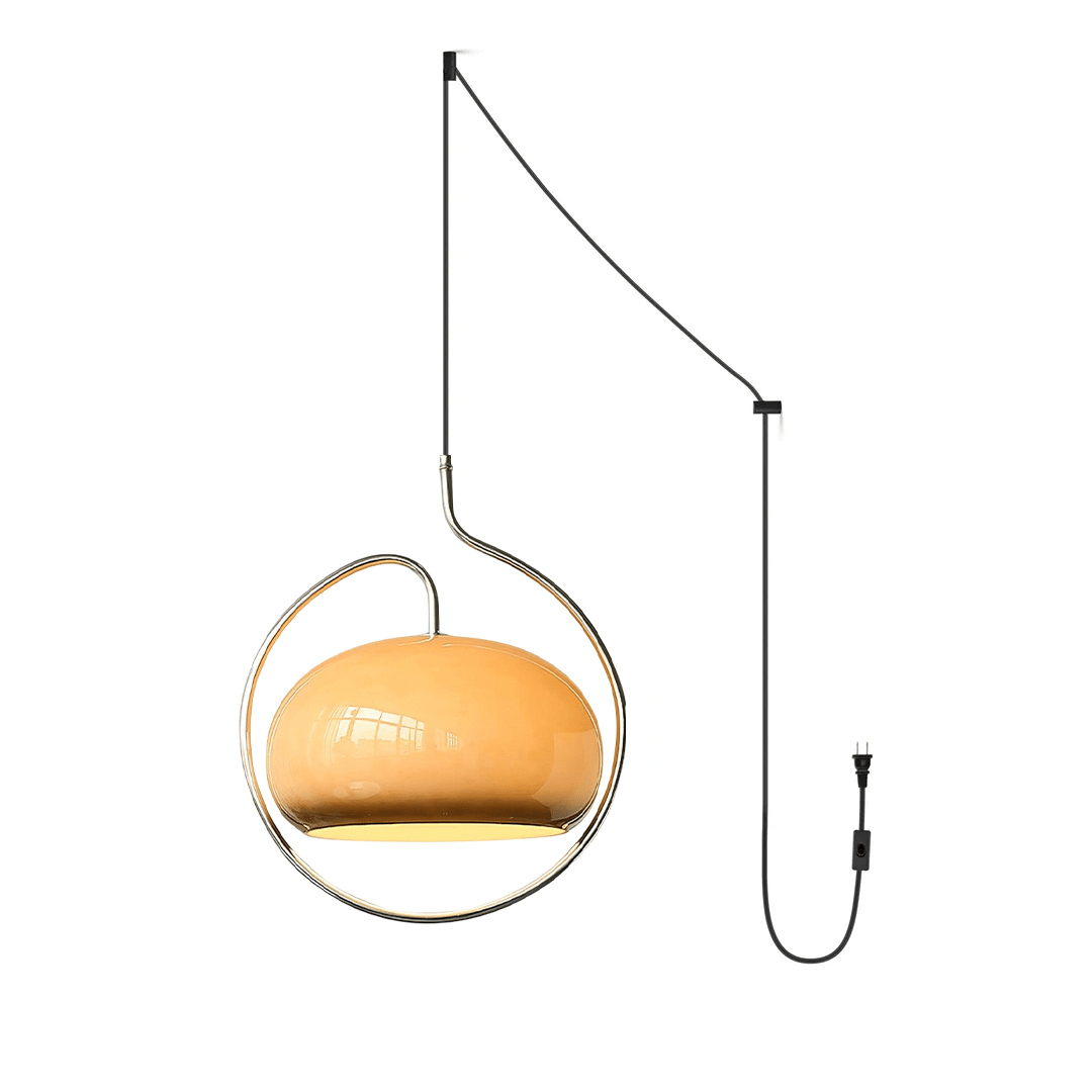 Medieval Premium Nordic Art Swag lampada a sospensione in vetro