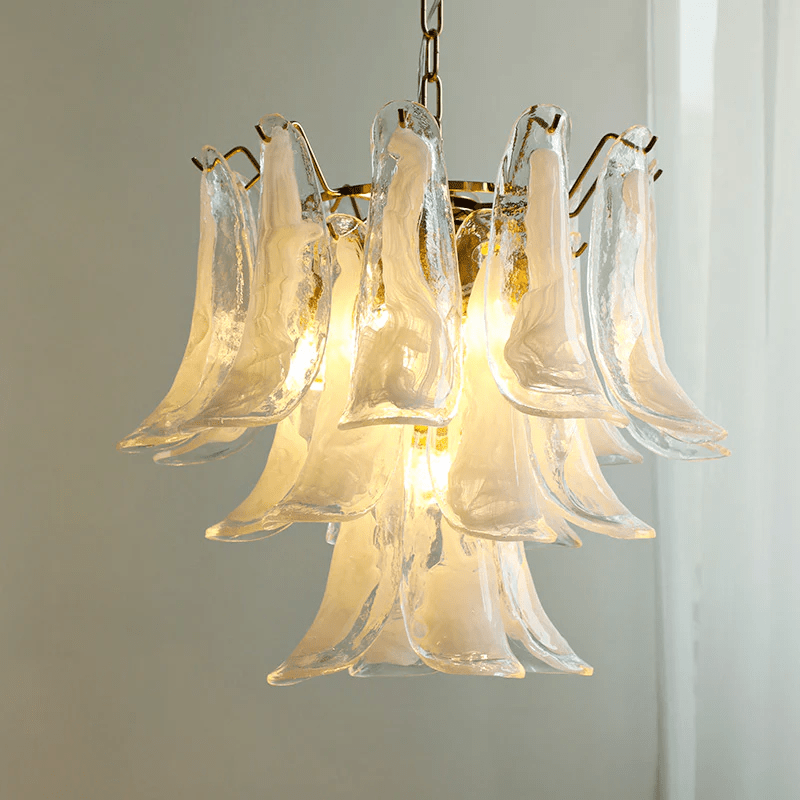 Glyra lampadario ambra Fioritura