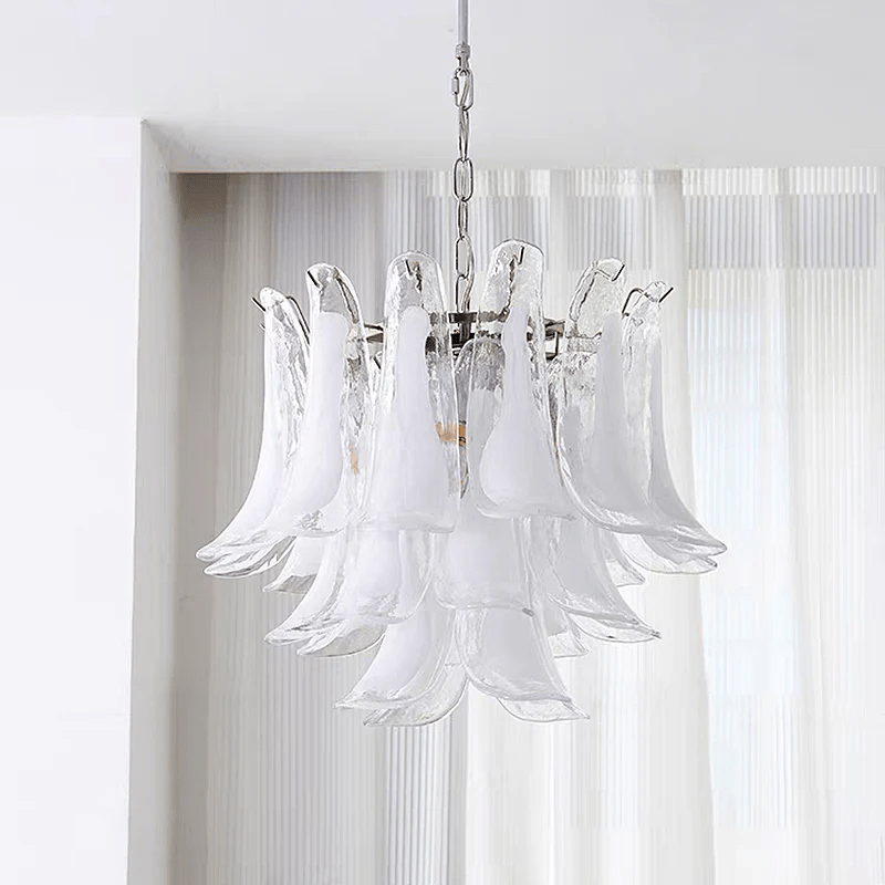 Glyra lampadario ambra Fioritura