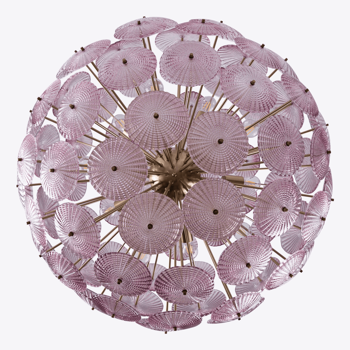 Celararia lampadario Sputnik Dandelion Burst vetro