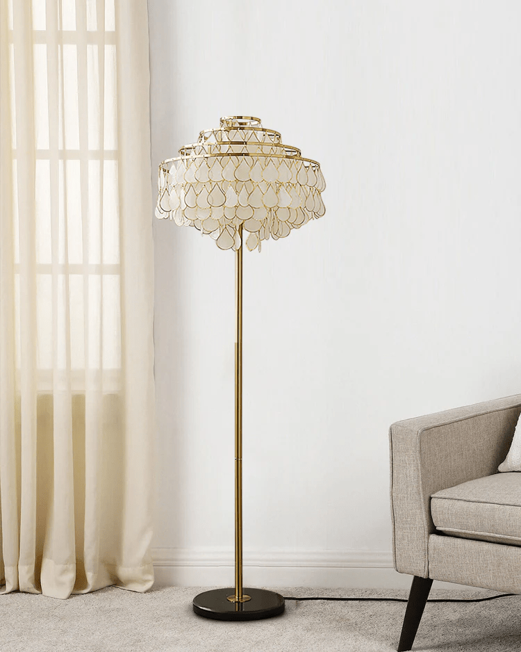 Emily lampada da terra Luxury Shell