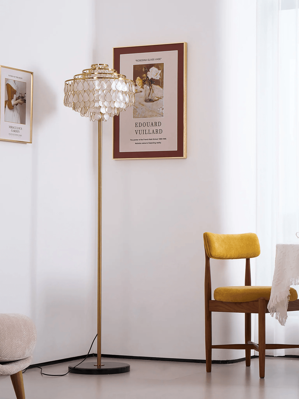 Emily lampada da terra Luxury Shell