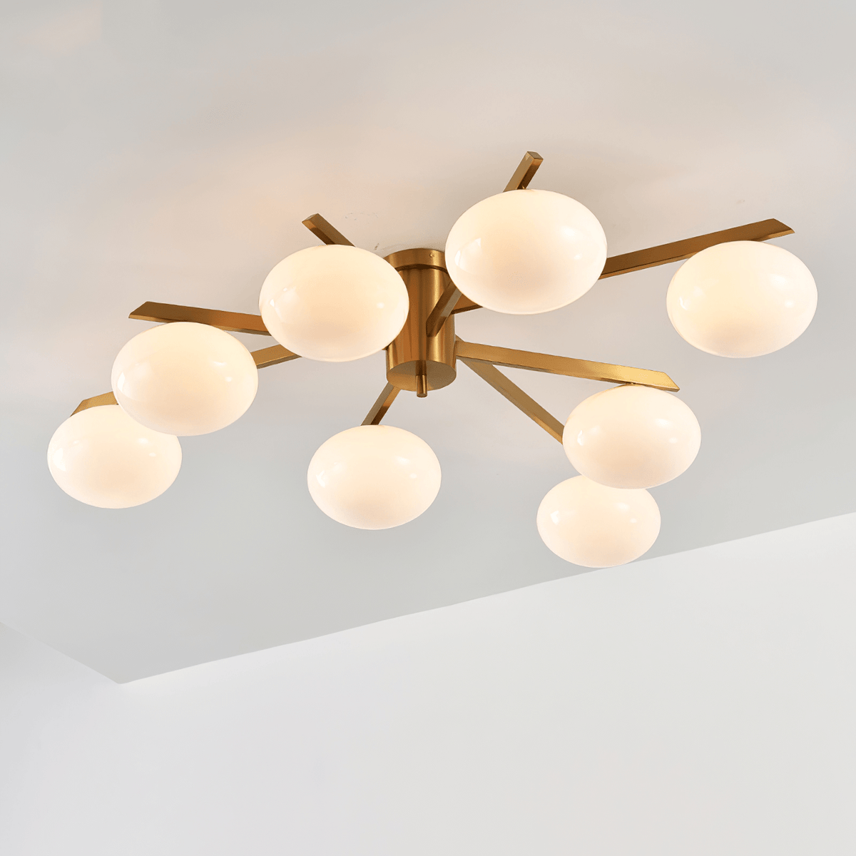 Velaraya lampada da soffitto moderna in vetro