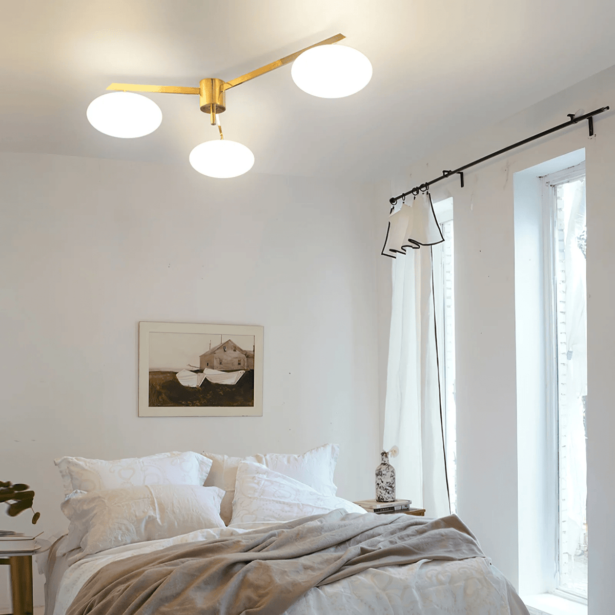 Velaraya lampada da soffitto moderna in vetro