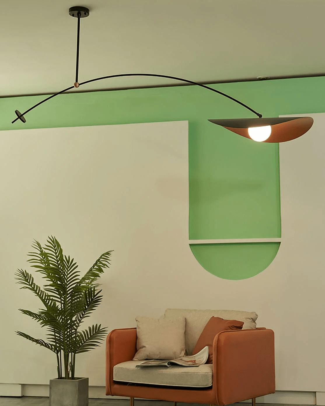 Arcflow lampada a sospensione Dinamica con Curva