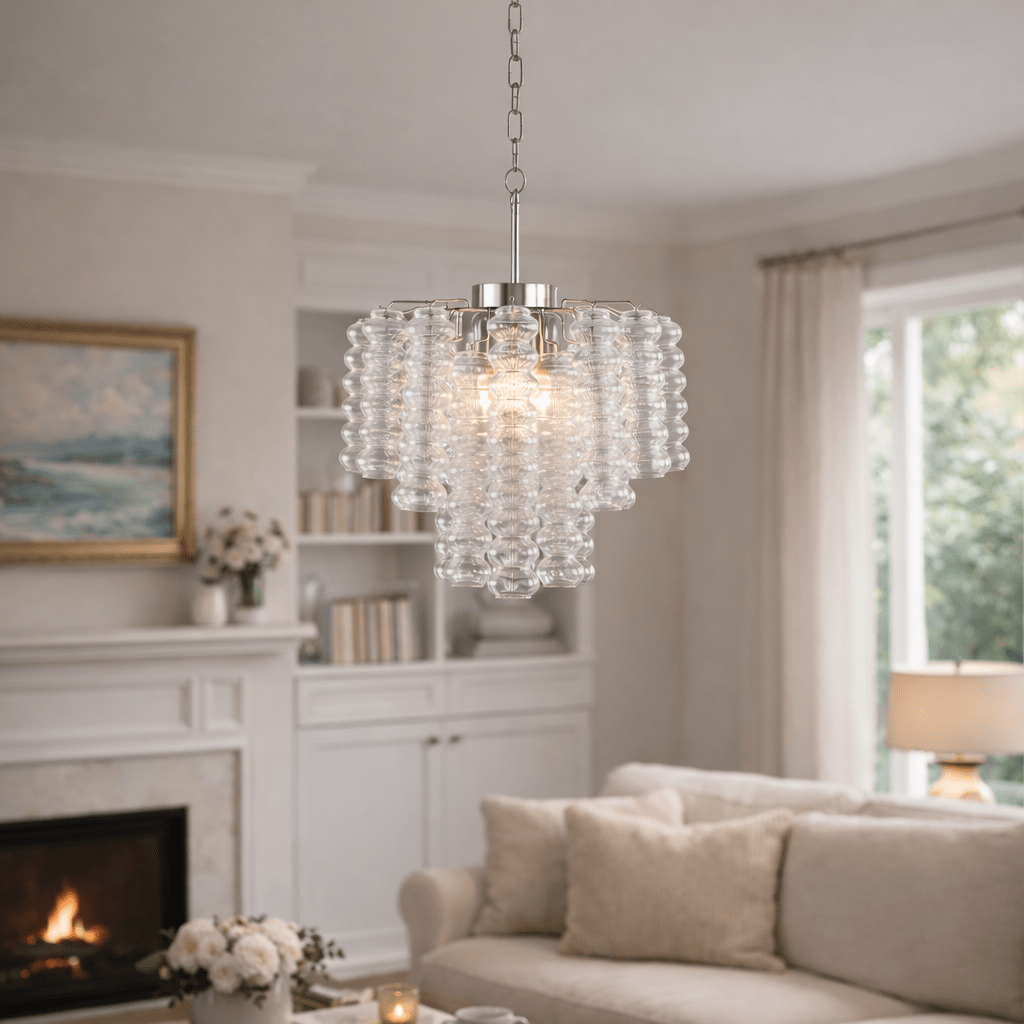 Clerion lampadario Ripple Column