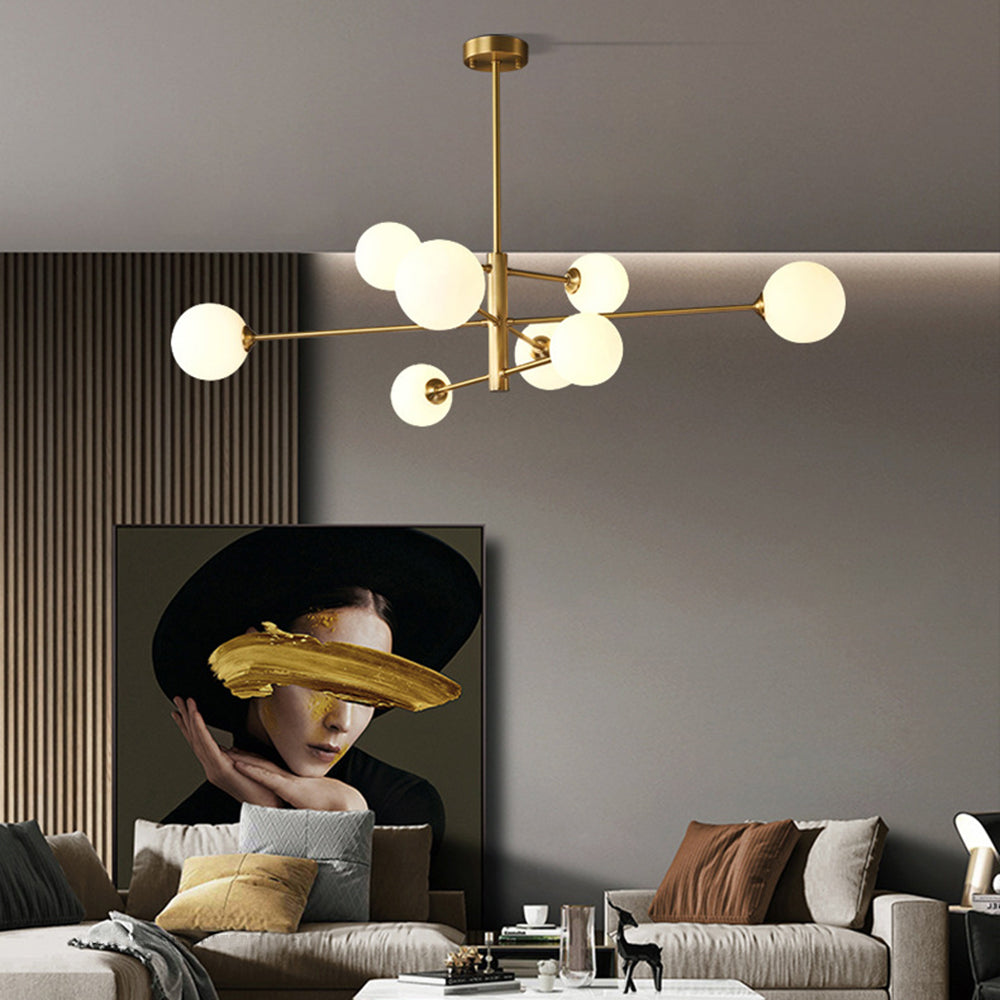 Valentina Vetro Moderno Lampade a Sospensione Rame/Nero Soggiorno - Relic Pieces