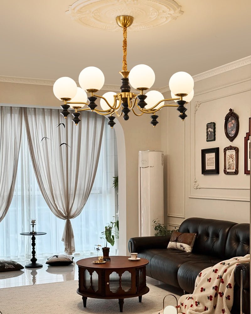 Ordore lampadario in legno Eleganza Tradizionale vintage