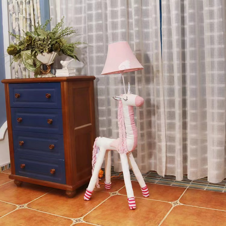 Arisha Lampade da Terra Metallo LED Rosa
