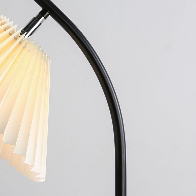 Muto Moderne Plissettato Design LED Lampade da Terra Metallo/Tessuto Soggiorno